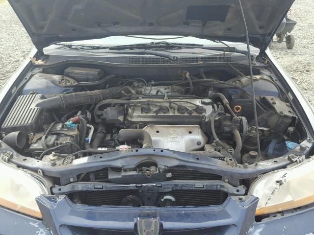 1HGCG5648YA001873 - 2000 HONDA ACCORD LX BLUE photo 7