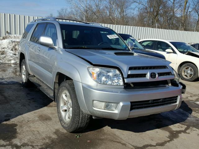 JTEBU14R240050184 - 2004 TOYOTA 4RUNNER SR SILVER photo 1