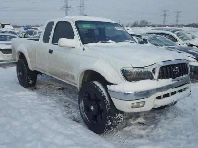 5TEWM72N01Z755487 - 2001 TOYOTA TACOMA XTR WHITE photo 1