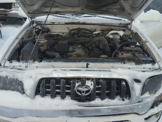 5TEWM72N01Z755487 - 2001 TOYOTA TACOMA XTR WHITE photo 7