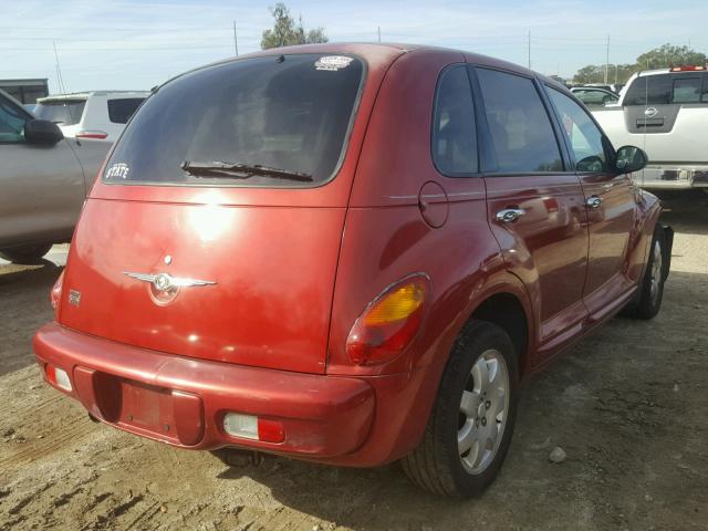 3C4FY58B14T214770 - 2004 CHRYSLER PT CRUISER RED photo 4