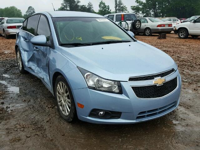 1G1PJ5SC2C7226805 - 2012 CHEVROLET CRUZE ECO BLUE photo 1