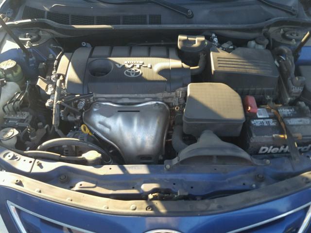 4T1BF3EK4AU525314 - 2010 TOYOTA CAMRY BASE BLUE photo 7