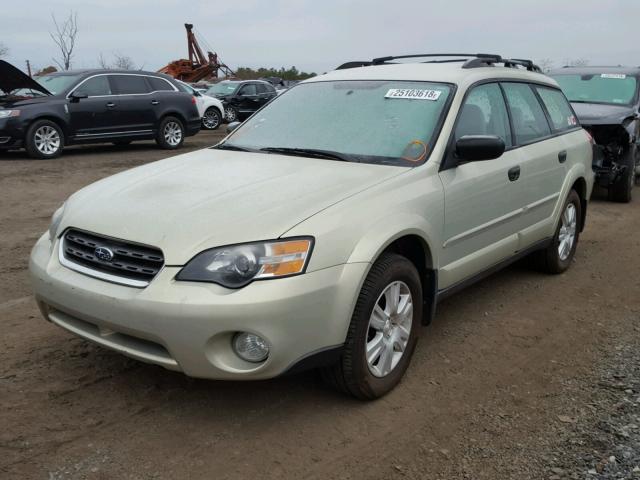 4S4BP61C757336156 - 2005 SUBARU LEGACY OUT TAN photo 2