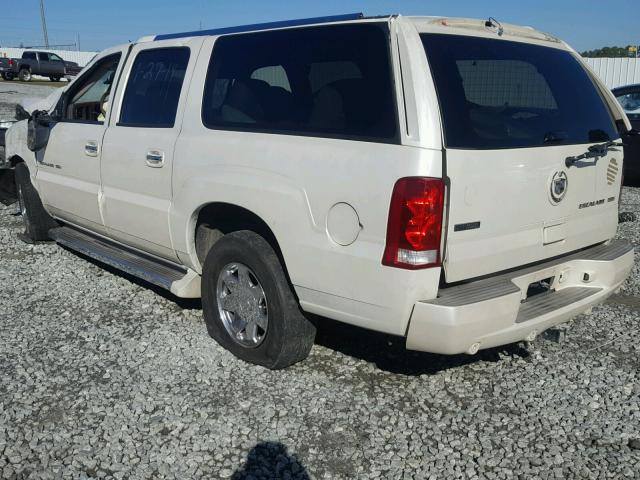 3GYFK66N95G274109 - 2005 CADILLAC ESCALADE E WHITE photo 3