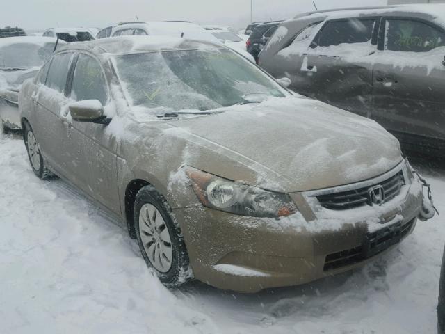 1HGCP26399A038390 - 2009 HONDA ACCORD LX TAN photo 1