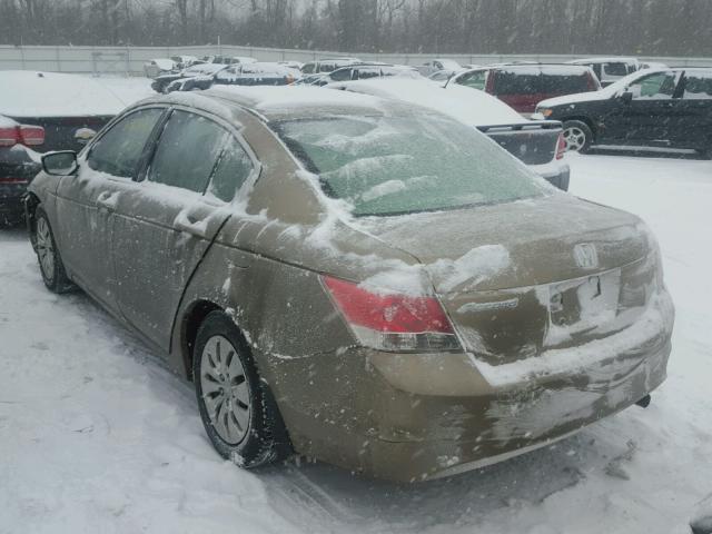 1HGCP26399A038390 - 2009 HONDA ACCORD LX TAN photo 3