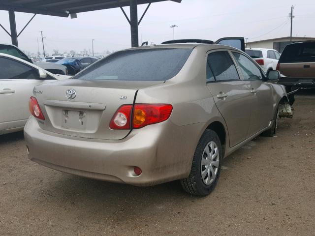 1NXBU40E79Z129533 - 2009 TOYOTA COROLLA BA TAN photo 4