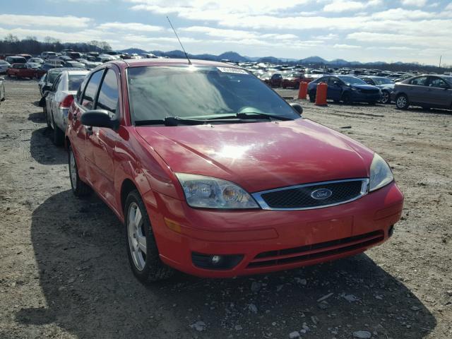 1FAHP37N27W278624 - 2007 FORD FOCUS ZX5 RED photo 1