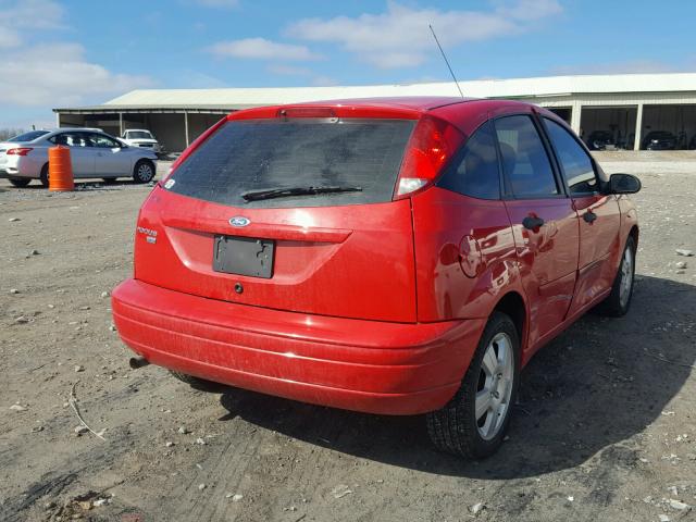 1FAHP37N27W278624 - 2007 FORD FOCUS ZX5 RED photo 4