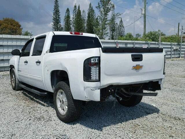 3GCPCSE01CG288105 - 2012 CHEVROLET SILVERADO WHITE photo 3