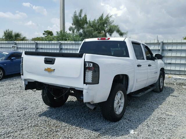 3GCPCSE01CG288105 - 2012 CHEVROLET SILVERADO WHITE photo 4