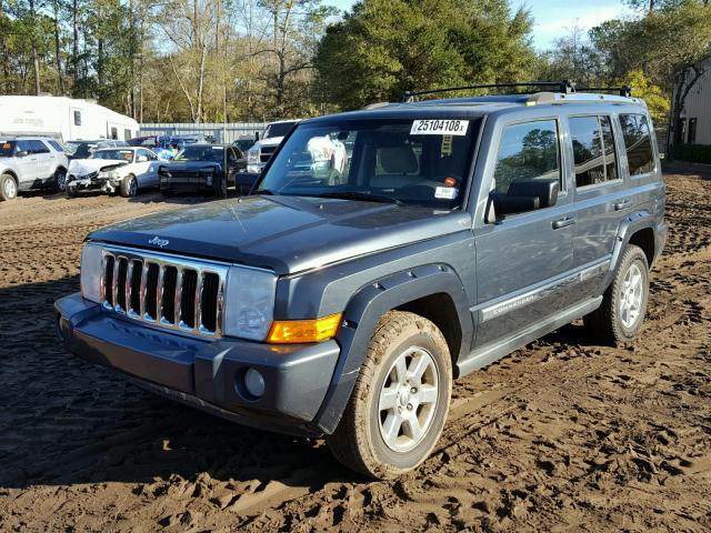 1J8HH58276C332726 - 2006 JEEP COMMANDER ლურჯი ფოტო 2