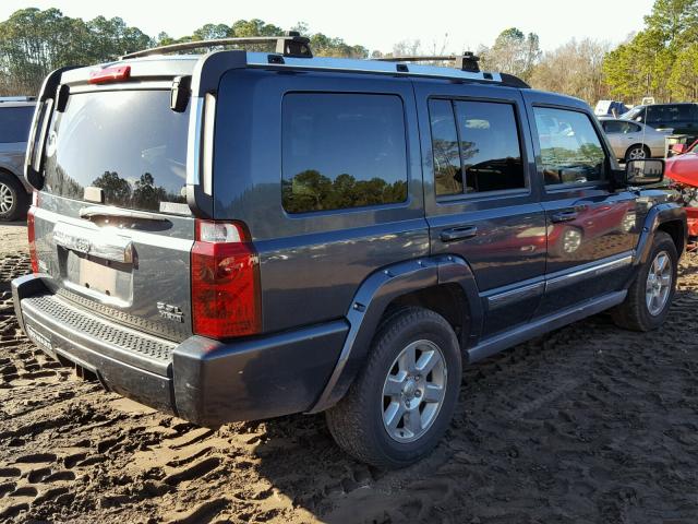 1J8HH58276C332726 - 2006 JEEP COMMANDER BLUE photo 4