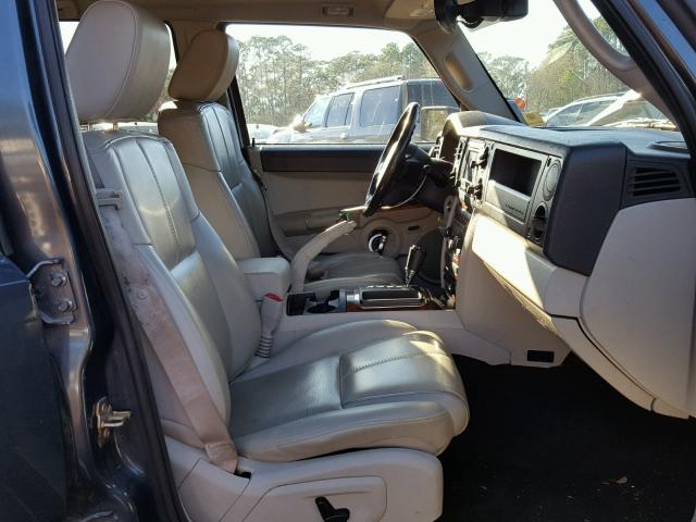 1J8HH58276C332726 - 2006 JEEP COMMANDER ლურჯი ფოტო 5