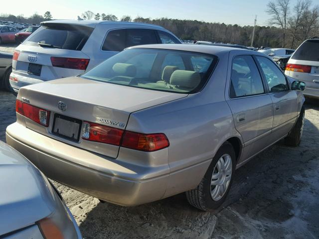 4T1BG22K41U016299 - 2001 TOYOTA CAMRY CE BEIGE photo 4