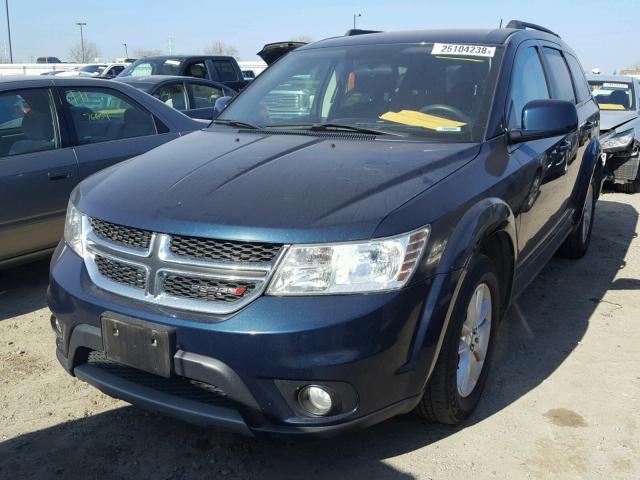 3C4PDCBB8FT710827 - 2015 DODGE JOURNEY SX BLUE photo 2