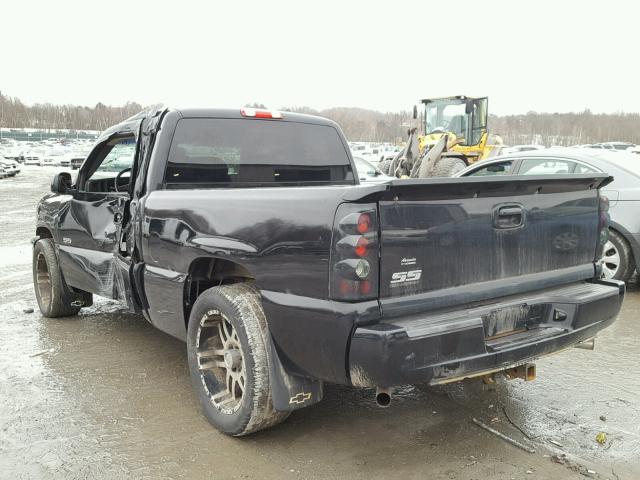 2GCEK19N731318680 - 2003 CHEVROLET SILVERADO BLACK photo 3