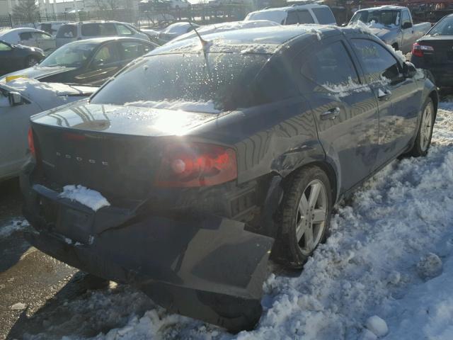 1B3BD1FB2BN559164 - 2011 DODGE AVENGER MA BLACK photo 4