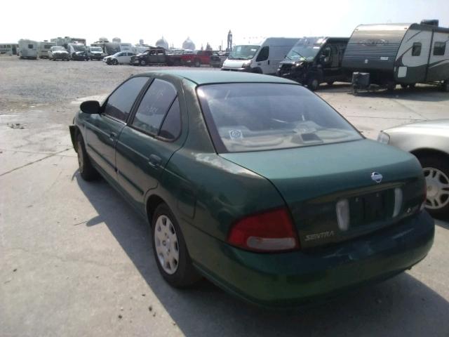 3N1CB51D62L613724 - 2002 NISSAN SENTRA XE/ GREEN photo 3