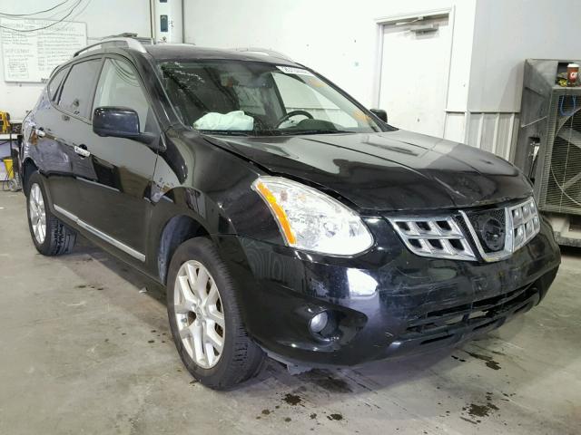 JN8AS5MV1DW656703 - 2013 NISSAN ROGUE S BLACK photo 1