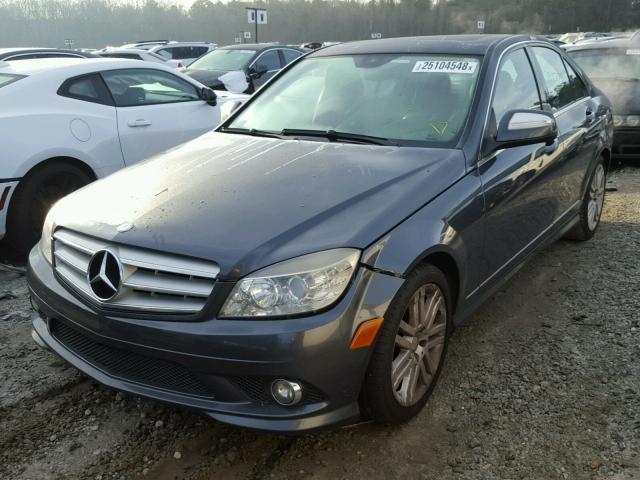 WDDGF54X18F053872 - 2008 MERCEDES-BENZ C 300 GRAY photo 2