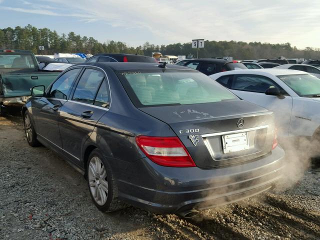 WDDGF54X18F053872 - 2008 MERCEDES-BENZ C 300 GRAY photo 3