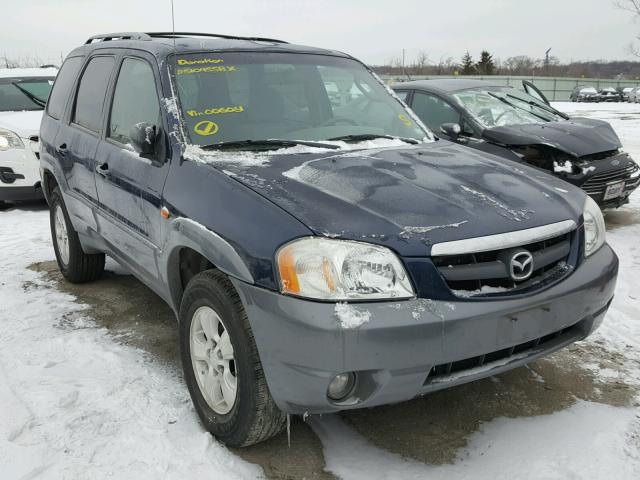 4F2YU08142KM31050 - 2002 MAZDA TRIBUTE LX BLUE photo 1