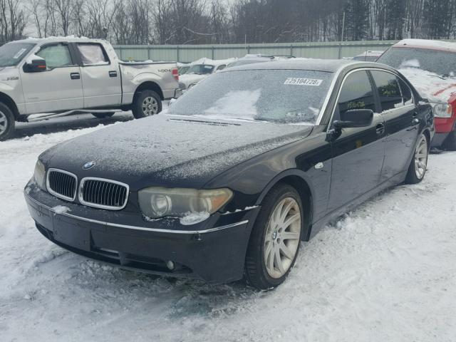 WBAGN63442DR05223 - 2002 BMW 745 LI BLACK photo 2