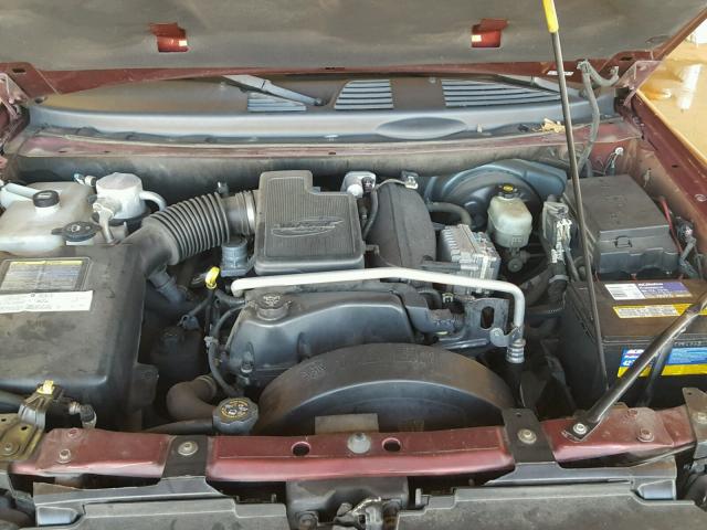 1GNDS13S542297931 - 2004 CHEVROLET TRAILBLAZE RED photo 7