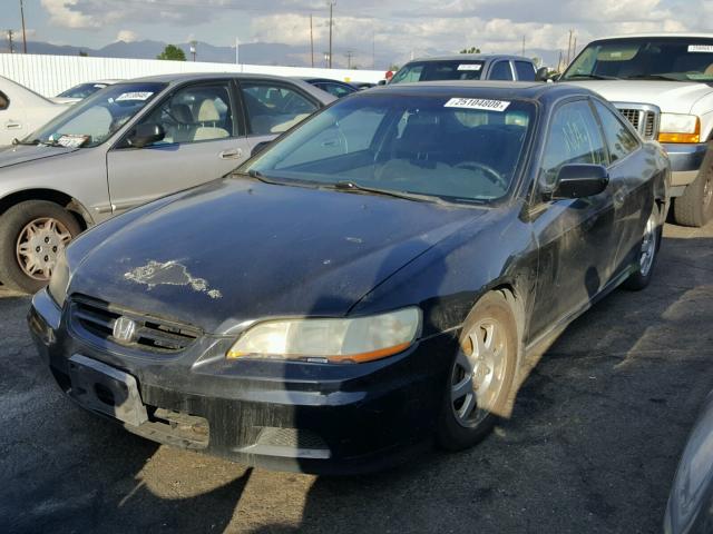 1HGCG32232A002414 - 2002 HONDA ACCORD SE BLACK photo 2