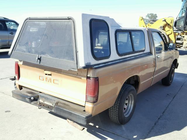 1GTBS14E3G8520638 - 1986 GMC S TRUCK S1 GOLD photo 4