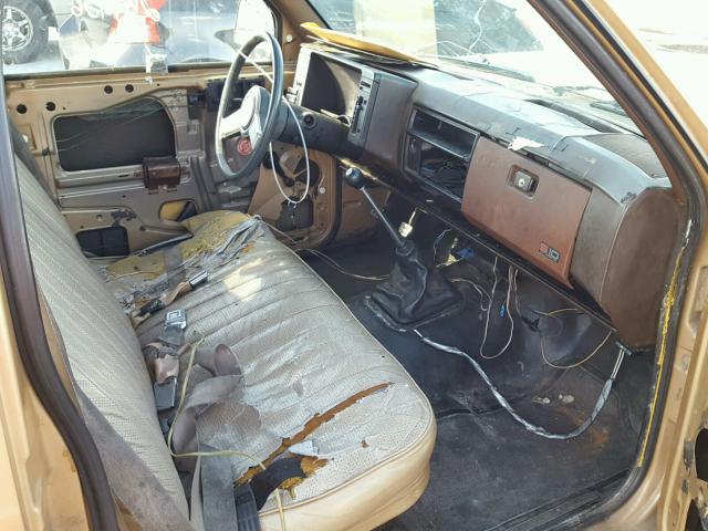 1GTBS14E3G8520638 - 1986 GMC S TRUCK S1 GOLD photo 5