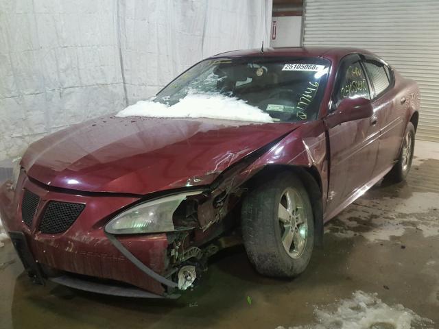 2G2WP522151311440 - 2005 PONTIAC GRAND PRIX RED photo 2