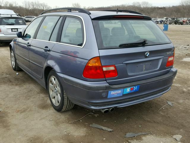 WBAEP33462PF00062 - 2002 BMW 325 XIT BLUE photo 3