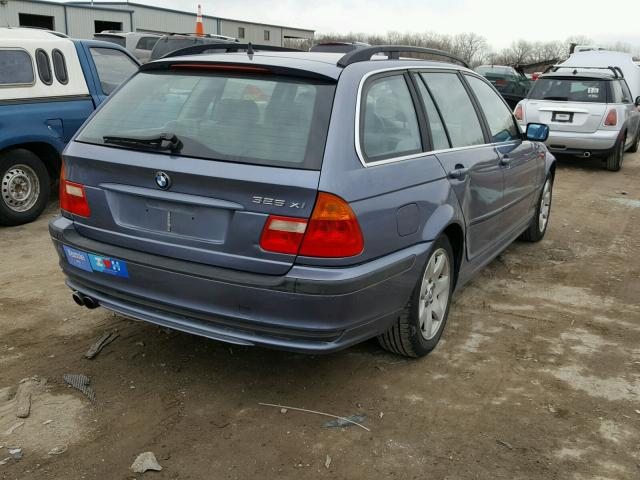 WBAEP33462PF00062 - 2002 BMW 325 XIT BLUE photo 4