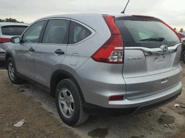 3CZRM3H38GG701204 - 2016 HONDA CR-V LX SILVER photo 3