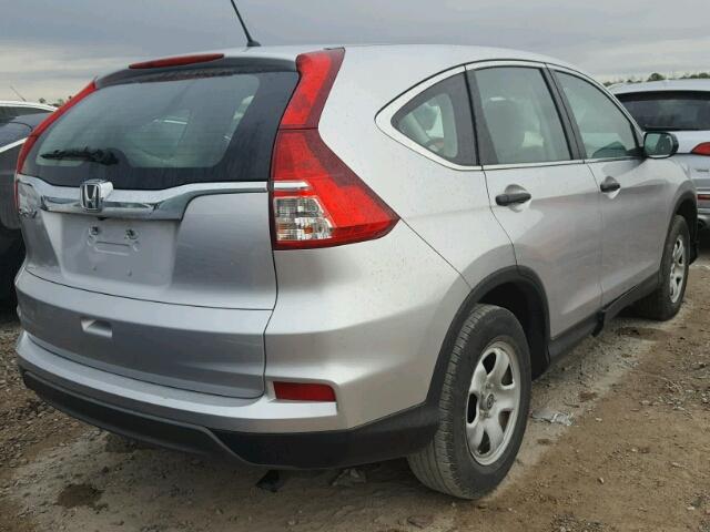 3CZRM3H38GG701204 - 2016 HONDA CR-V LX SILVER photo 4