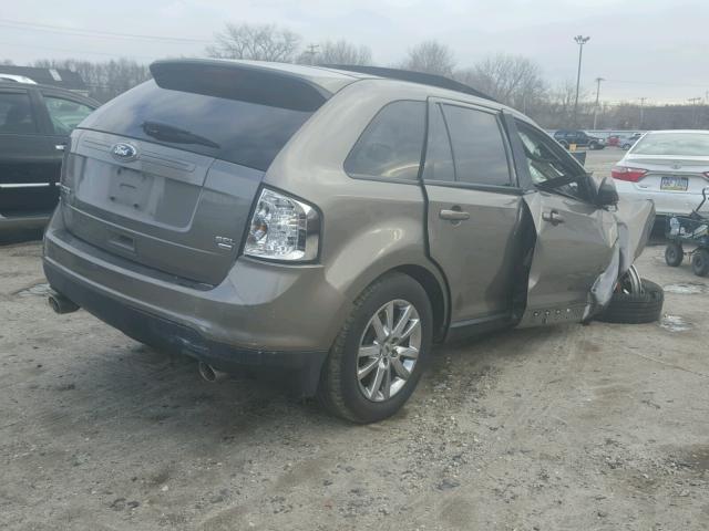 2FMDK4JC0DBC72432 - 2013 FORD EDGE SEL GRAY photo 4