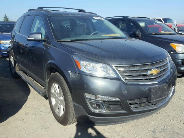 1GNKVHKD5EJ151885 - 2014 CHEVROLET TRAVERSE L GRAY photo 1