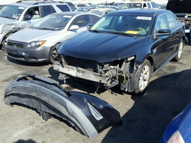 1FAHP2EW5CG111376 - 2012 FORD TAURUS SEL BLACK photo 2