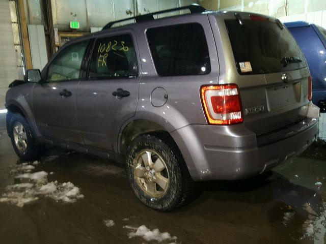 1FMCU93108KD05827 - 2008 FORD ESCAPE XLT SILVER photo 3