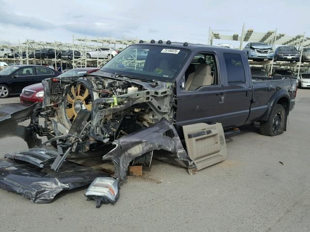 1FTSW21R08EB03403 - 2008 FORD F250 SUPER CHARCOAL photo 2