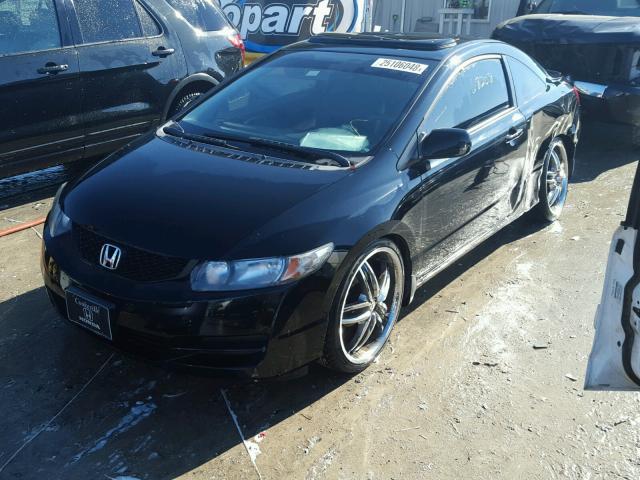 2HGFG1B88AH508455 - 2010 HONDA CIVIC EX შავი ფოტო 2