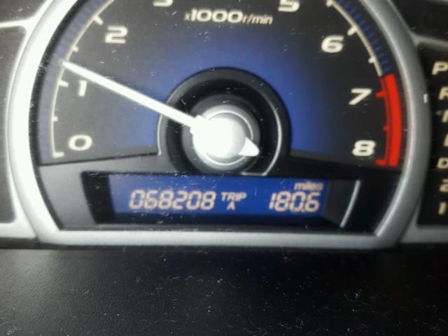 2HGFG1B88AH508455 - 2010 HONDA CIVIC EX შავი ფოტო 8