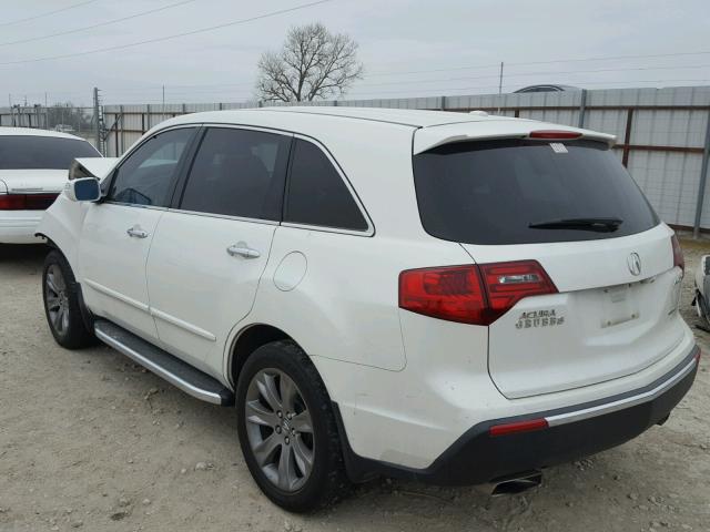 2HNYD2H82CH500037 - 2012 ACURA MDX ADVANC 白色 照片 3
