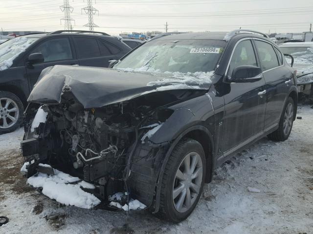 JN1BJ0RR5GM261508 - 2016 INFINITI QX50 BLACK photo 2