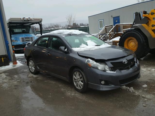 2T1BU4EE7AC447926 - 2010 TOYOTA COROLLA BA GRAY photo 1