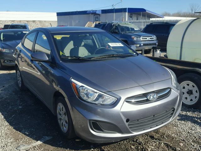 KMHCT4AEXFU796081 - 2015 HYUNDAI ACCENT GLS GRAY photo 1