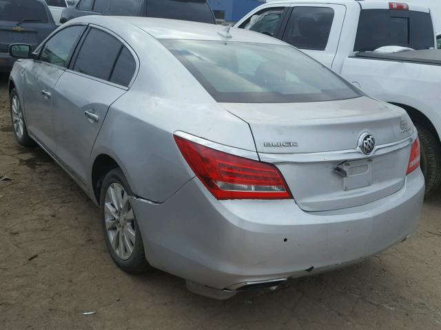 1G4GA5GR1EF157114 - 2014 BUICK LACROSSE SILVER photo 3